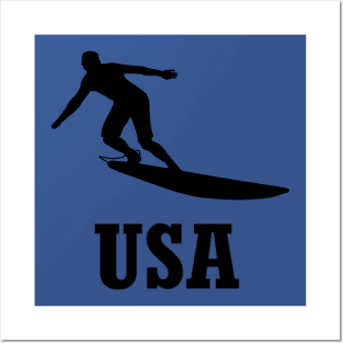 Surfing USA Posters and Art